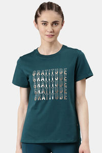 Deep Teal Gratitude Graphic